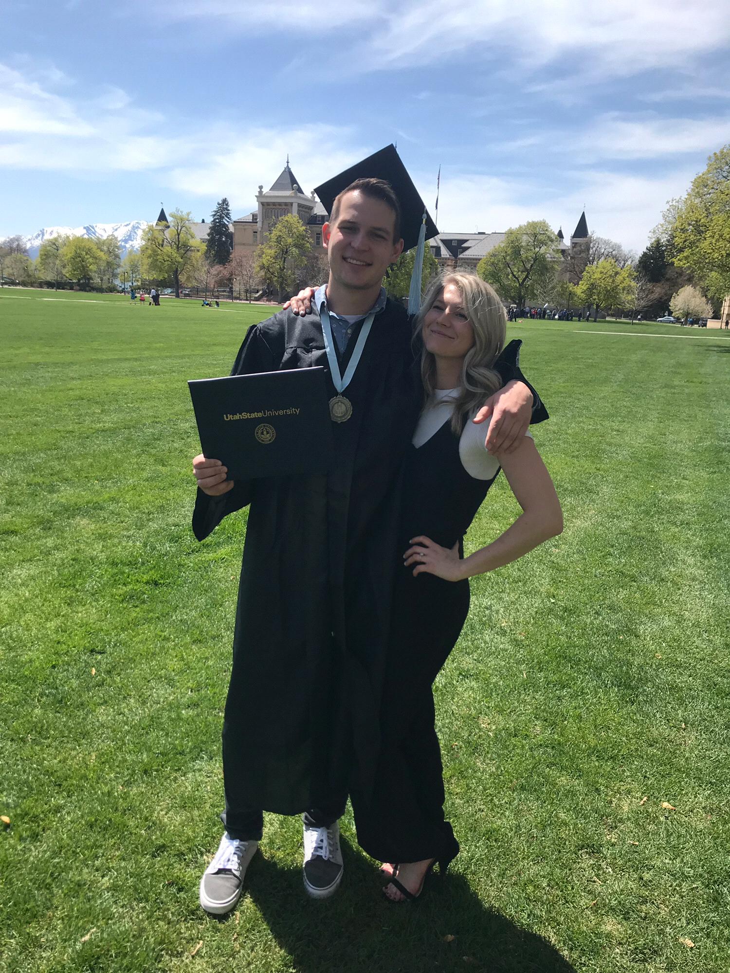 Marcus's graduation from Utah State University!