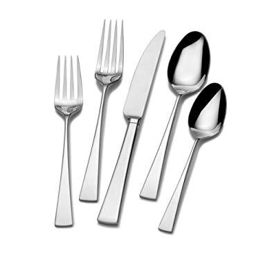 Mikasa 5100238 Lucia 20-Piece 18/10 Stainless Steel Flatware Set , Service for 4