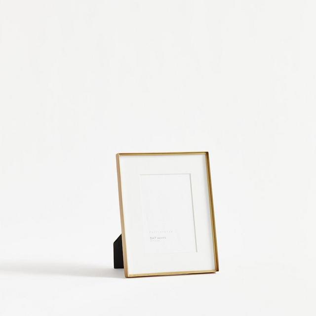 Stowe Modern Metal Frame, 8x10 Frame (5"x7" Opening) - Brass
