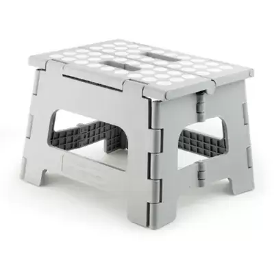 Kikkerland Design Rhino II Step Stool in Grey
