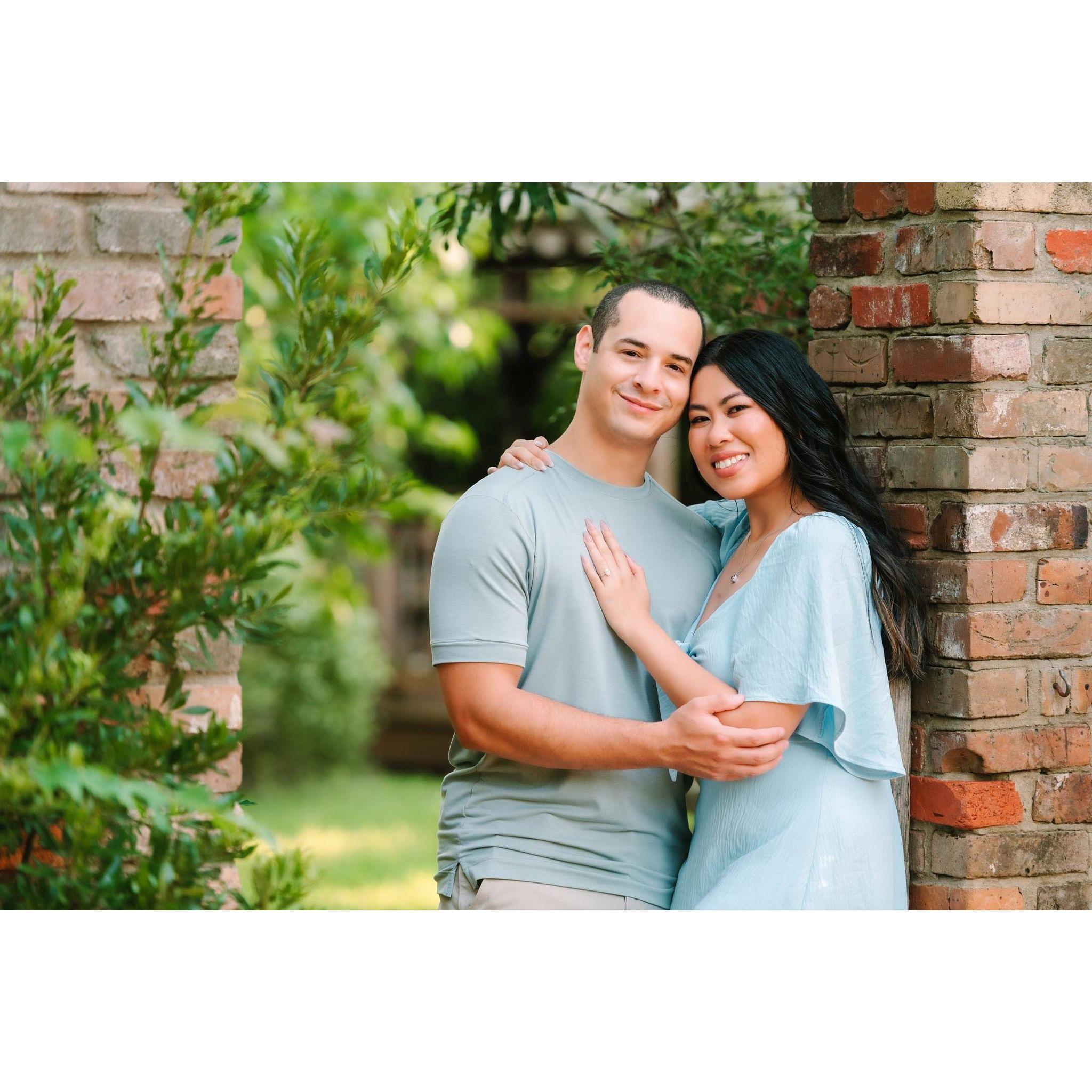 Engagement photo taken by Hannah Draughan.