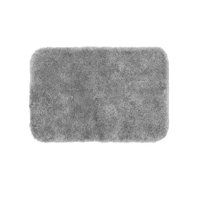 Nestwell™ Recycled Polyester 17" x 24" Bath Rug in Chrome