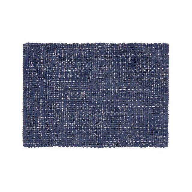 Della Indigo Cotton Flat Weave Rug 2'x3'