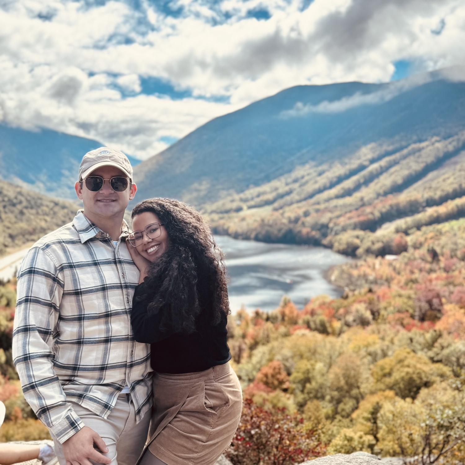 Primeira vez em Franconia, New Hampshire juntos
