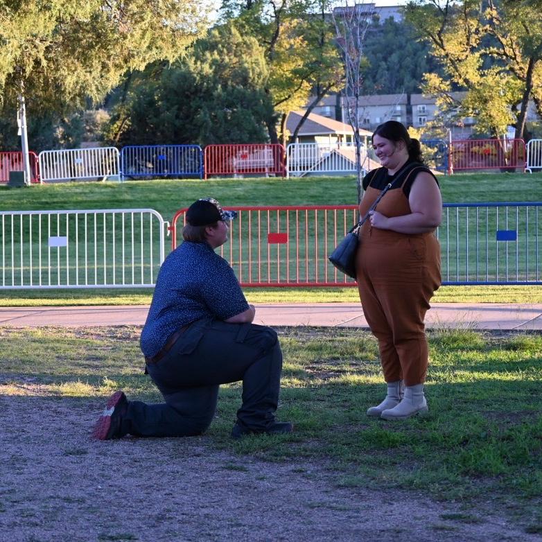 The moment Aaron asked and EmmaRuth said yes!