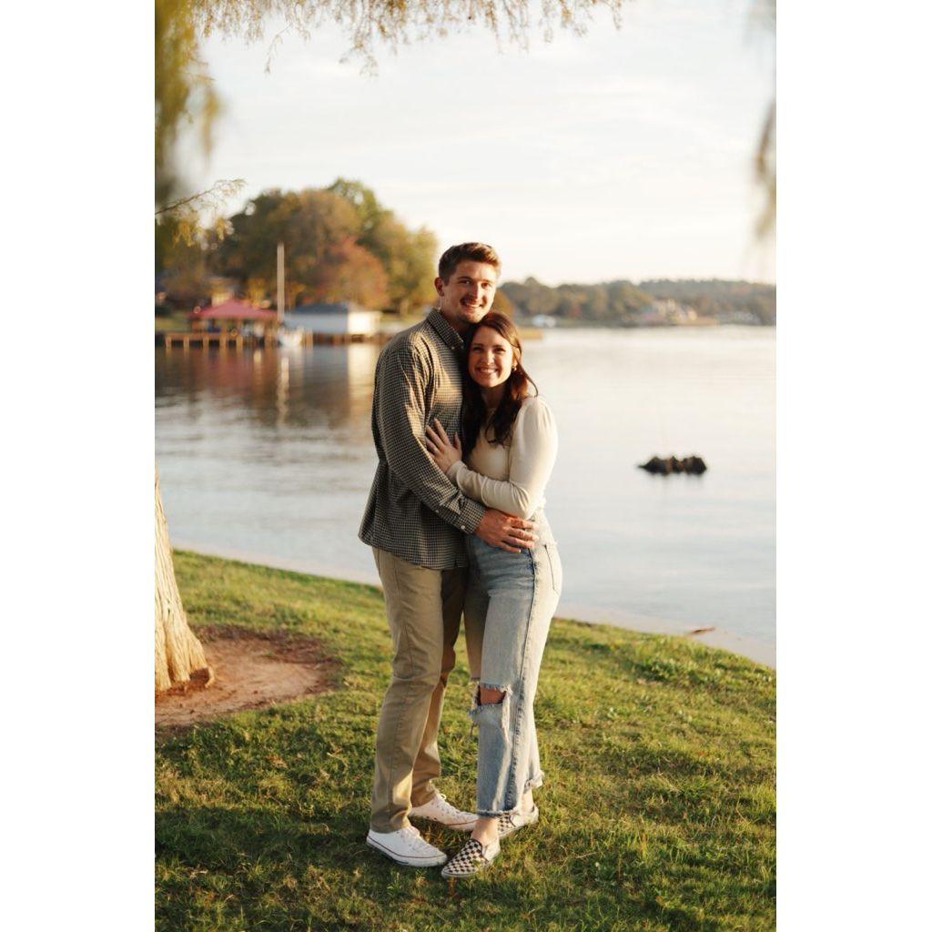 Right after Cameron asked me to marry him!
