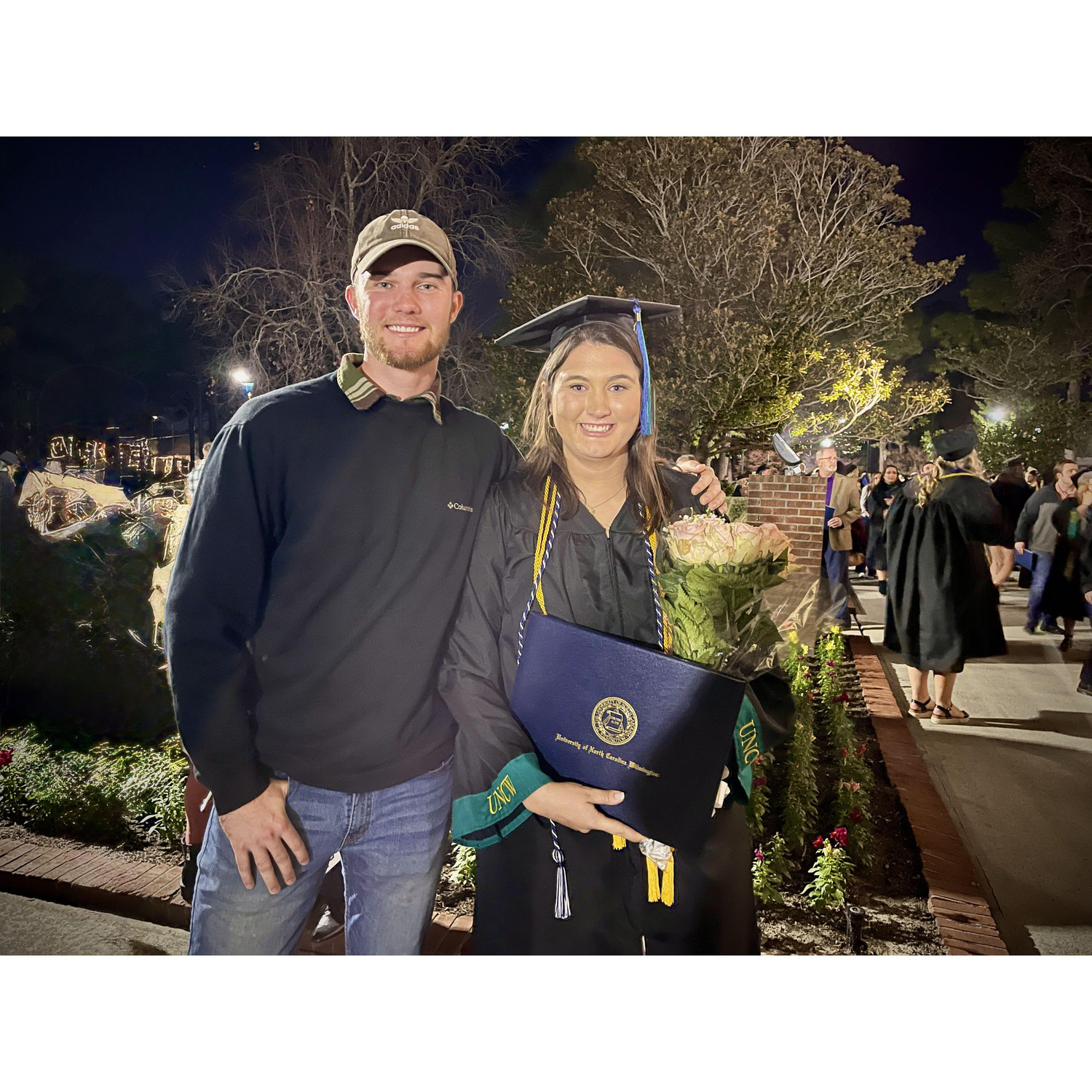 At Laurel's UNCW graduation :)