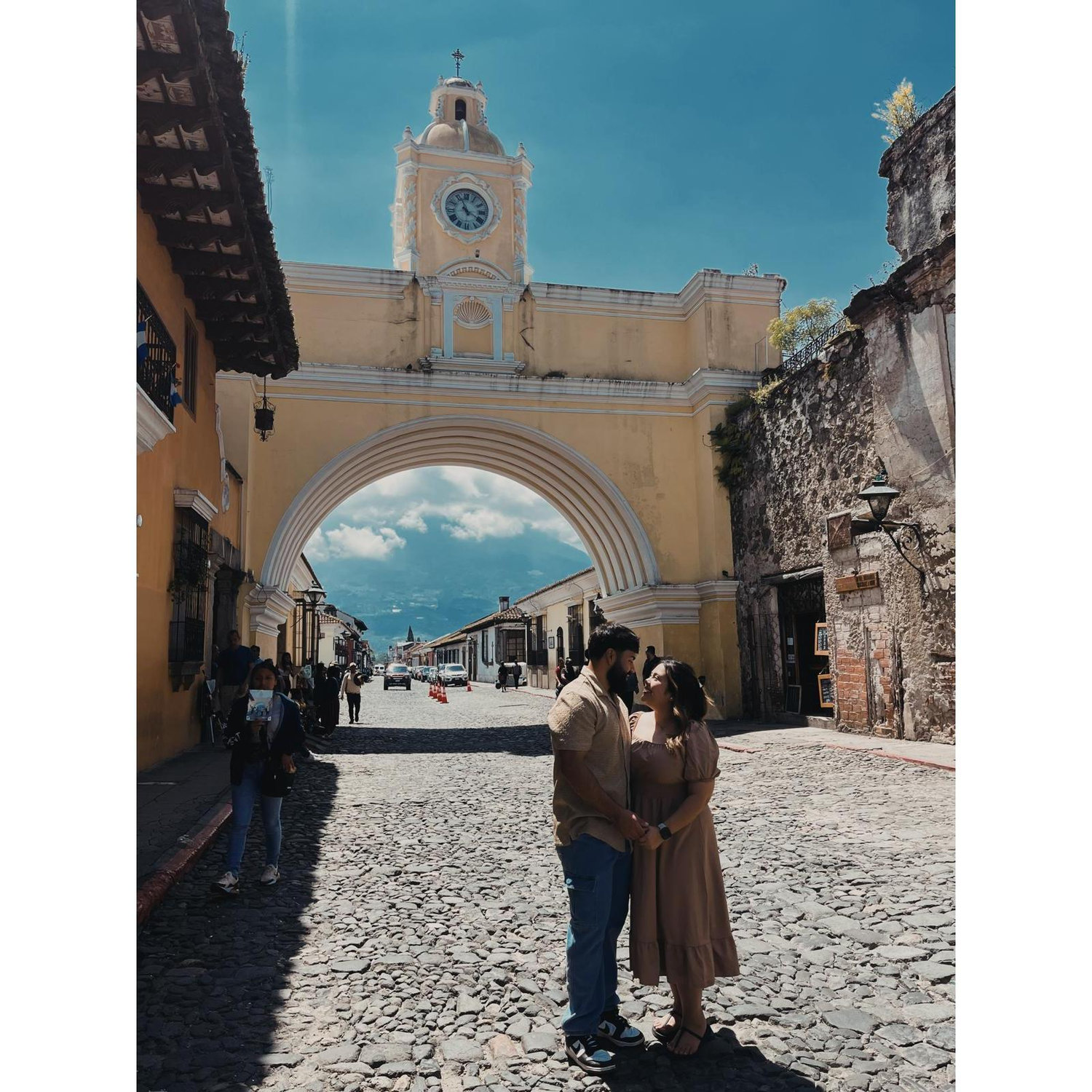 Our first trip together to Antigua, Guatemala.