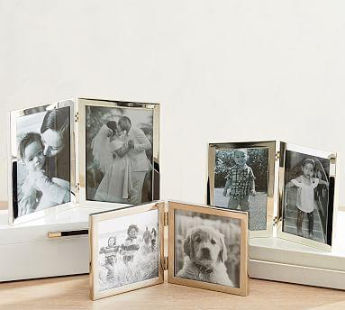 Modern Silver Hinged Frames - 4x6