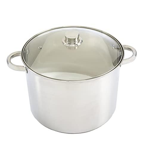 Ecolution Pure Intentions Stainless Steel 1-Quart Saucepan with Glass Lid