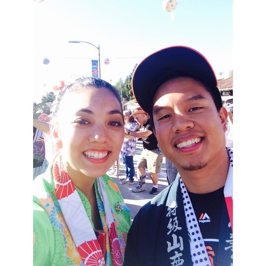 Celebrating Obon festival!