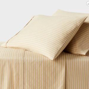 Printed Performance 400 Thread Count Sheet Set - Threshold™-Yellow Stripe