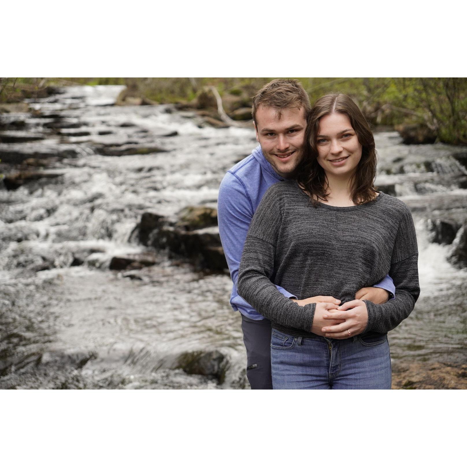 Testing out the timer on the new camera