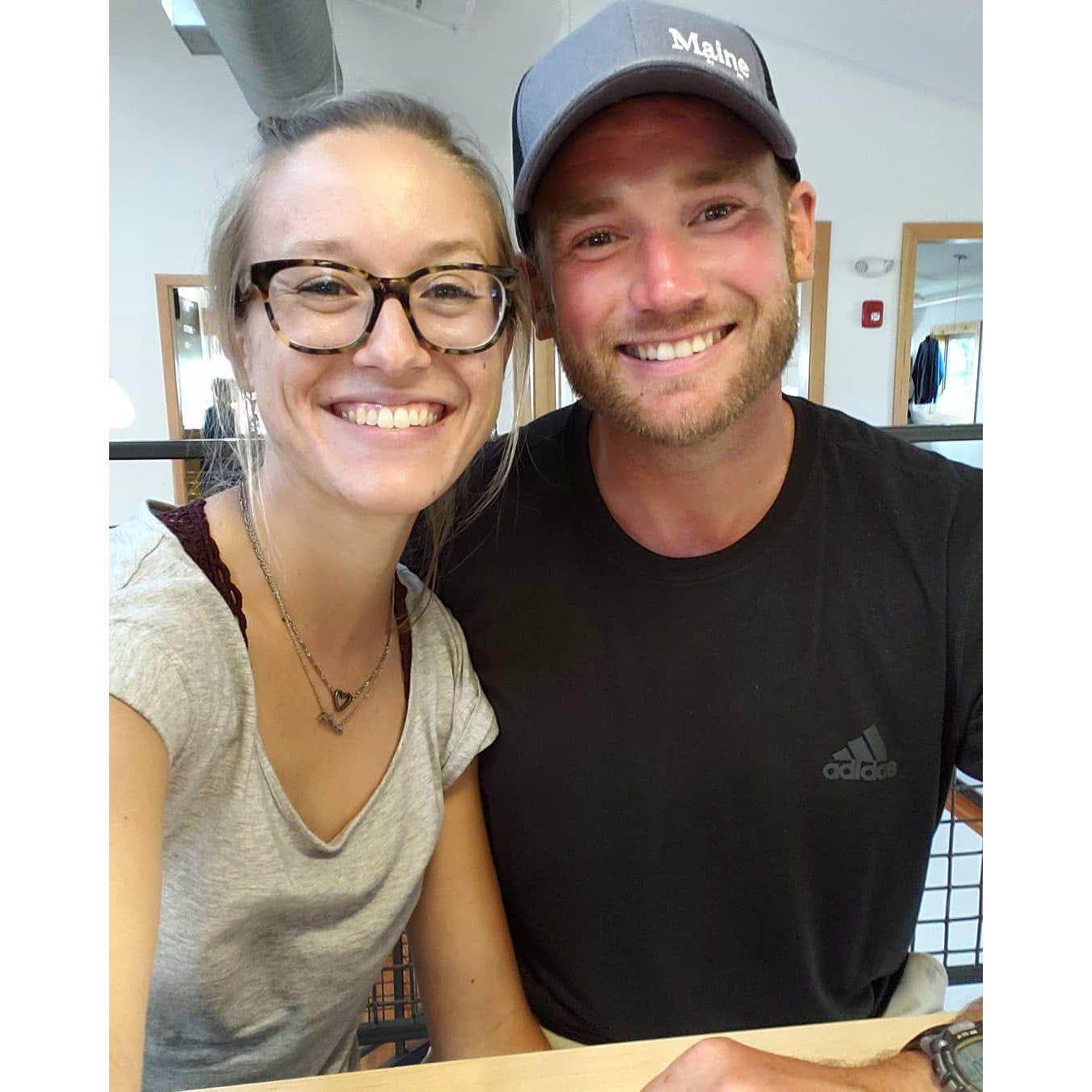 One of our first dates!