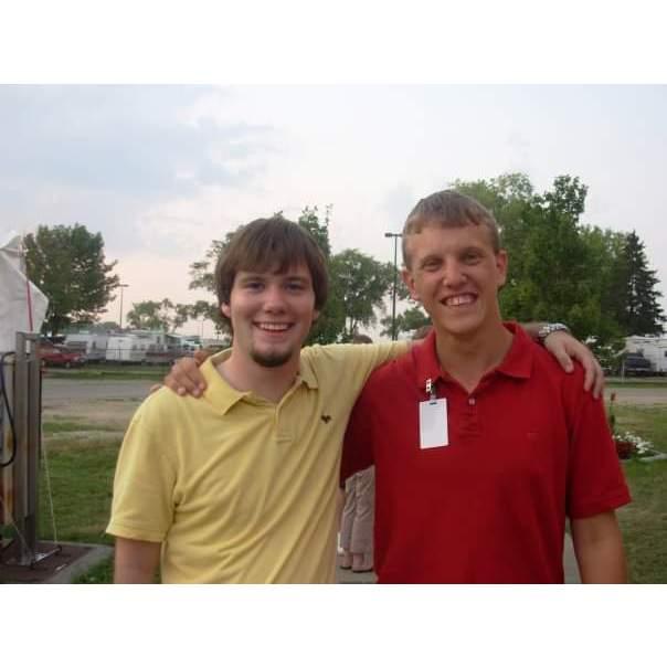 One of our first photos as a couple!