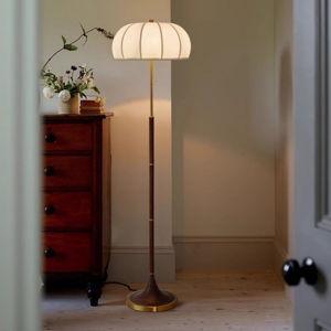 Contemporary Retro Fabric Metal Round Lantern