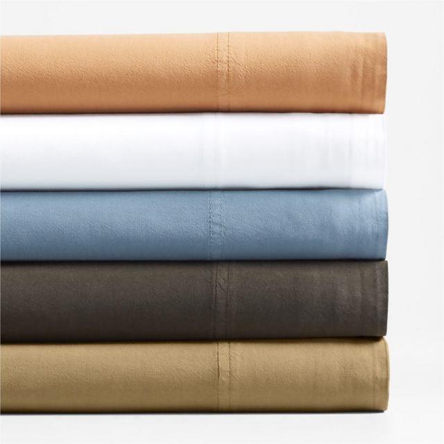 Organic Cotton Ficus Green King Bed Sheet Set