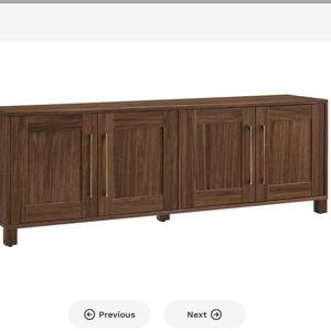 Zion 68'' Walnut Storage TV Stand