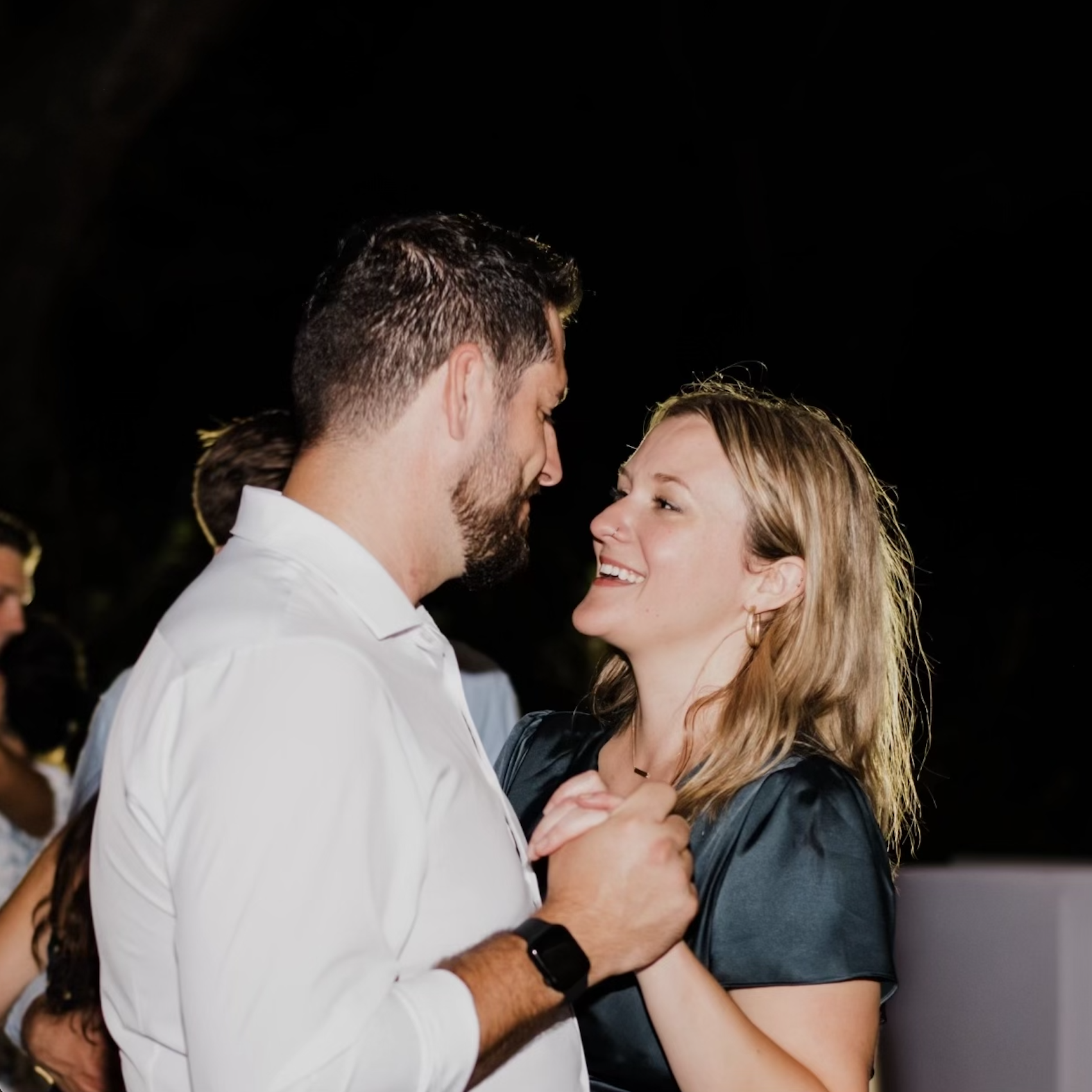 Dancing at a friend's wedding in September