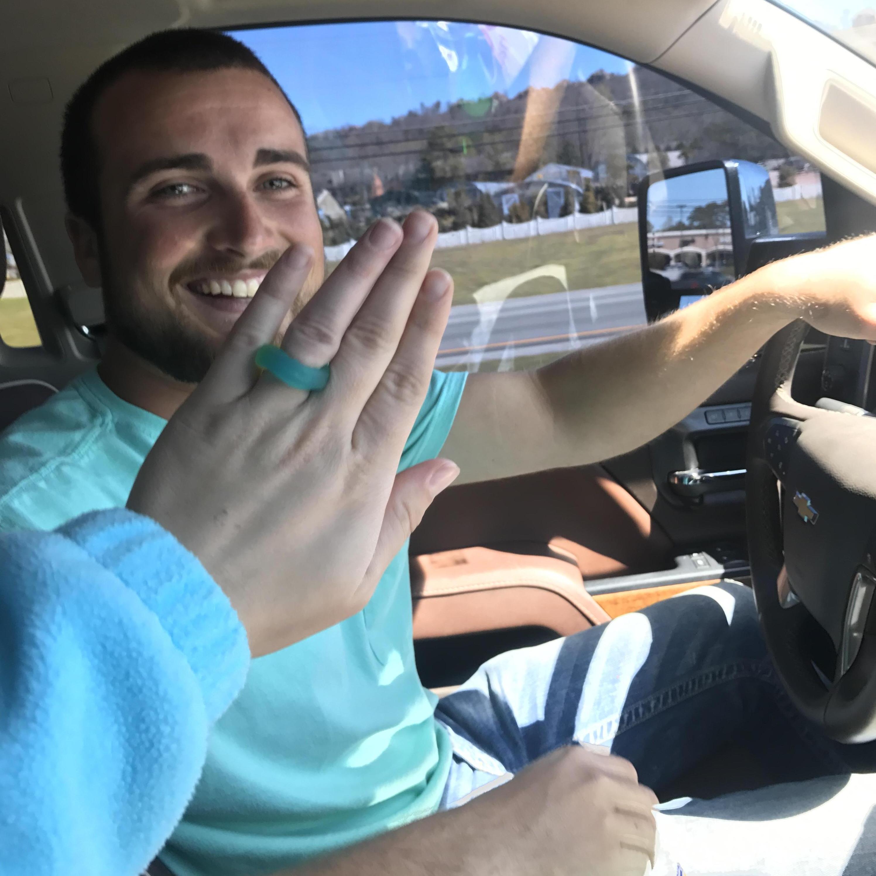 Technically Maverick proposed to me on March 19, 2017 with a Life Savers