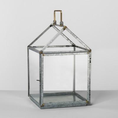 Product description page - Galvanized House Lantern Medium - Hearth & Hand™ with Magnolia