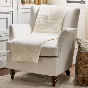 Barefoot Dreams 45"x60" CozyChic Blanket, Pearl