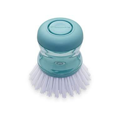 KitchenAid Soap Dispensing Palm Brush, Aqua Sky - KC826OHAQA
