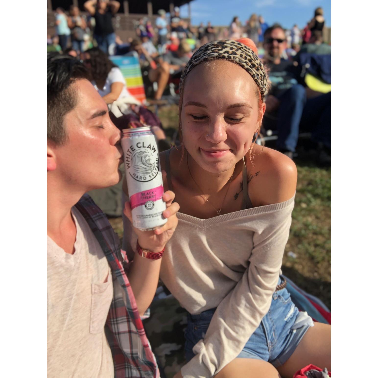 If only he kissed me the way he kisses his White Claw