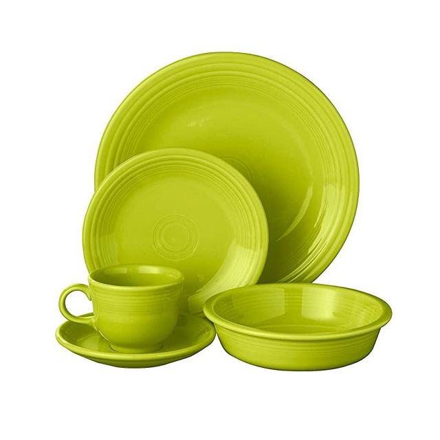 Fiesta 5-Piece Place Setting, Lemongrass