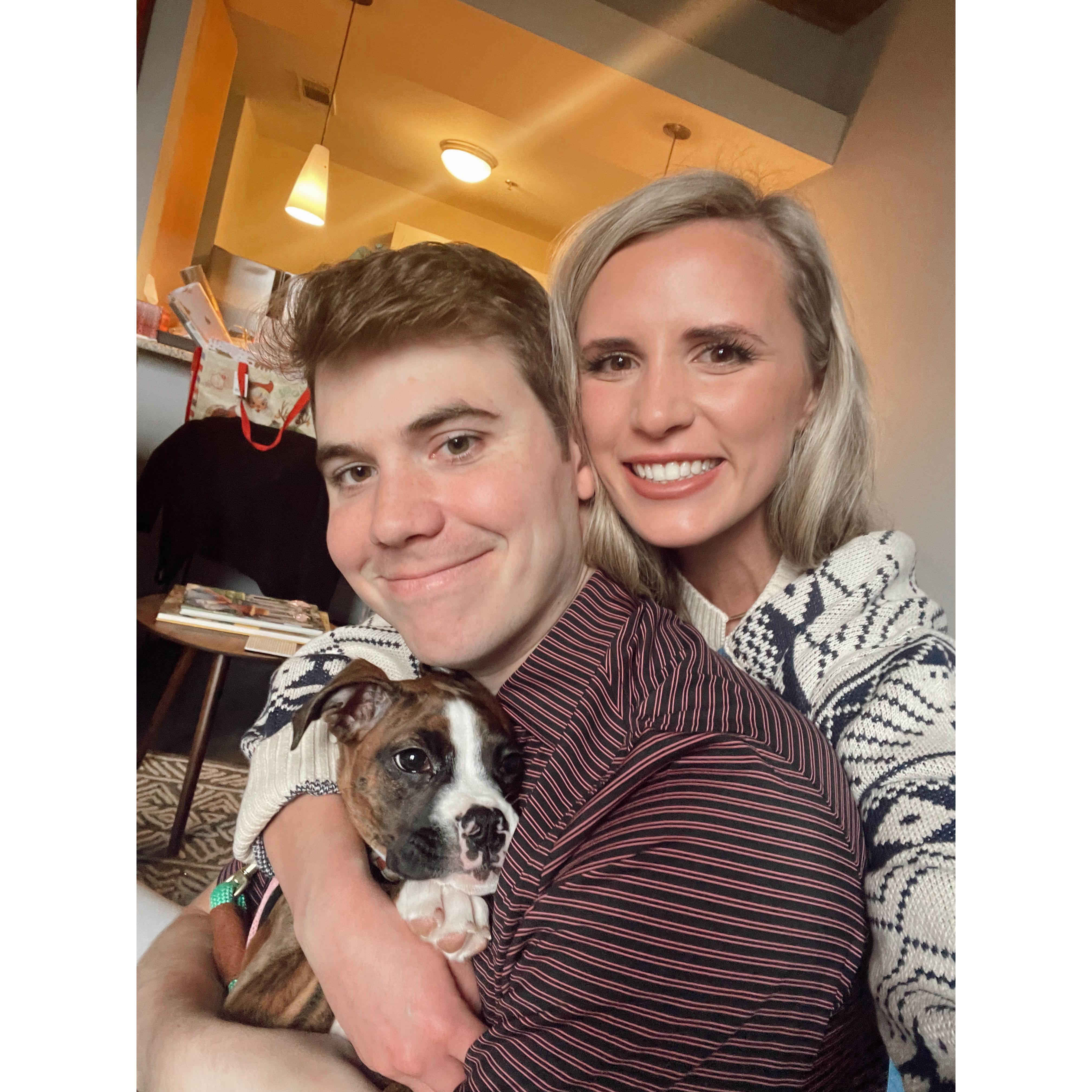 November 2021: Our first family photo