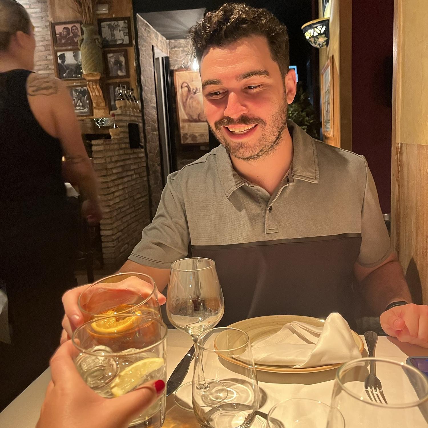 When Erica & Joaquin ordered "martinis" in Madrid, without realizing they were ordering straight vermouth. Pro tip: only order a martini if you want vermouth!