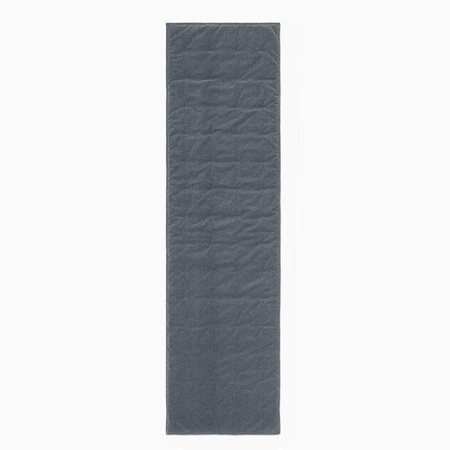 Quilted Cotton Velvet Sofa Overlay 84x23, Ocean