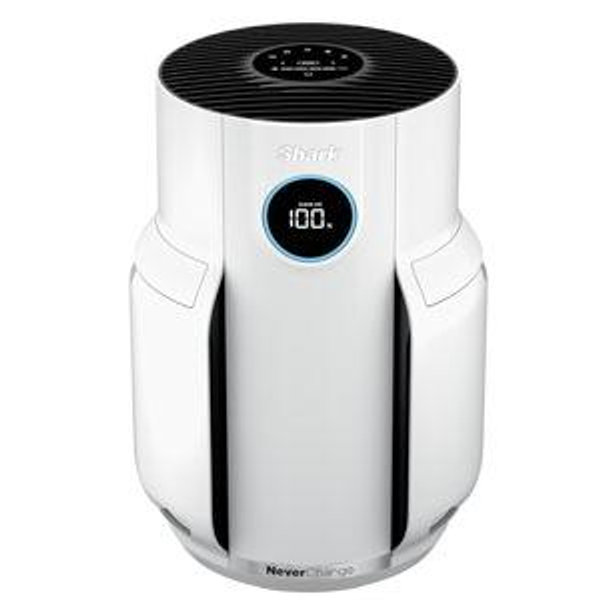 White Shark Air Purifier for Home, NeverChange, for Large Room, Bedroom, Home Office, HEPA-Exceeding Filter, Captures Pollutants, Pet Dander, Dust, Odor, Smoke, and More, HP153, White