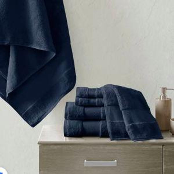 Turkish Cotton 6-Piece Bath Towel Set