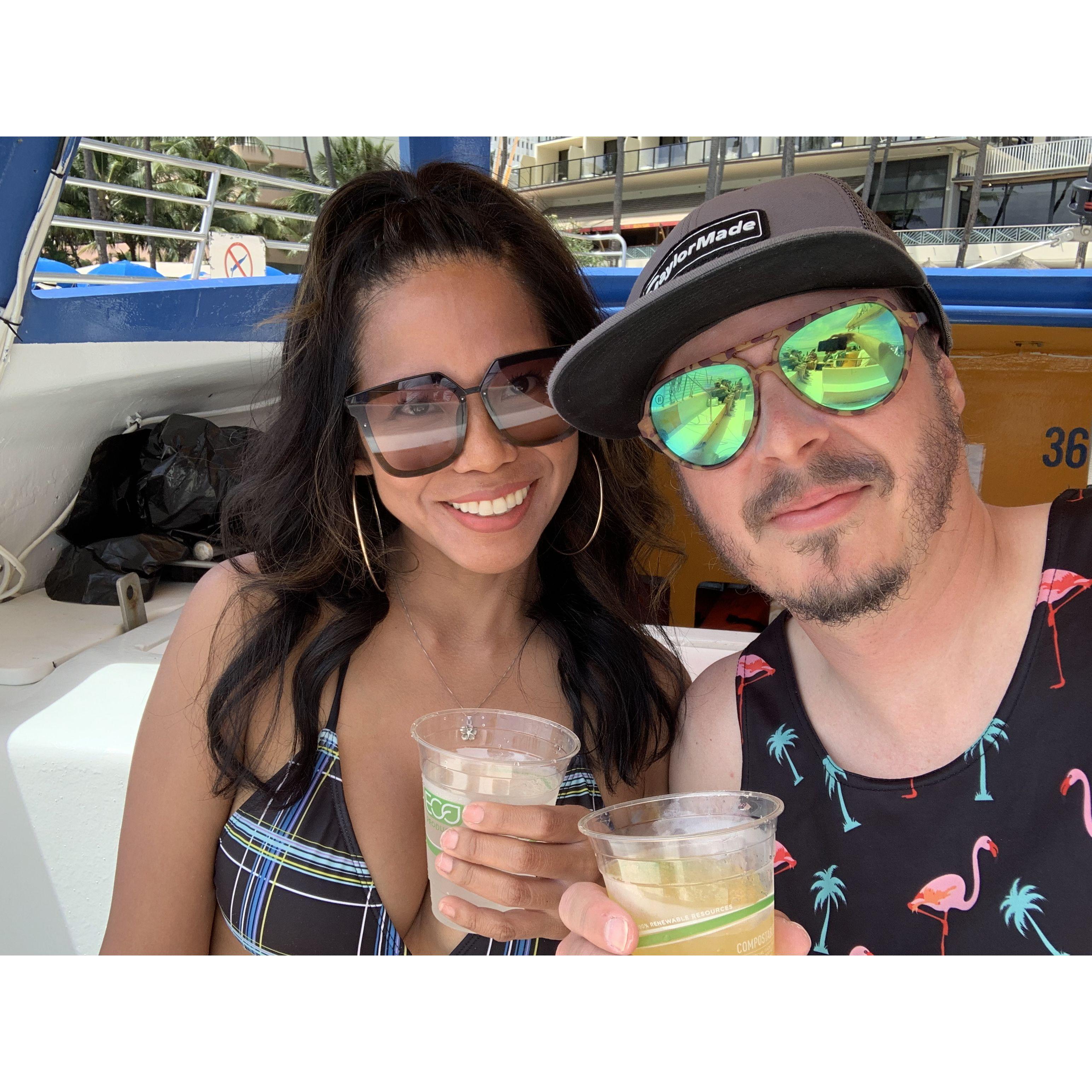Sam’s first trip to the Hawaiian Islands.