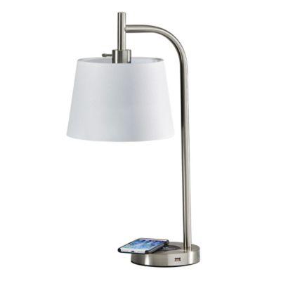 Adesso Table Lamp in White