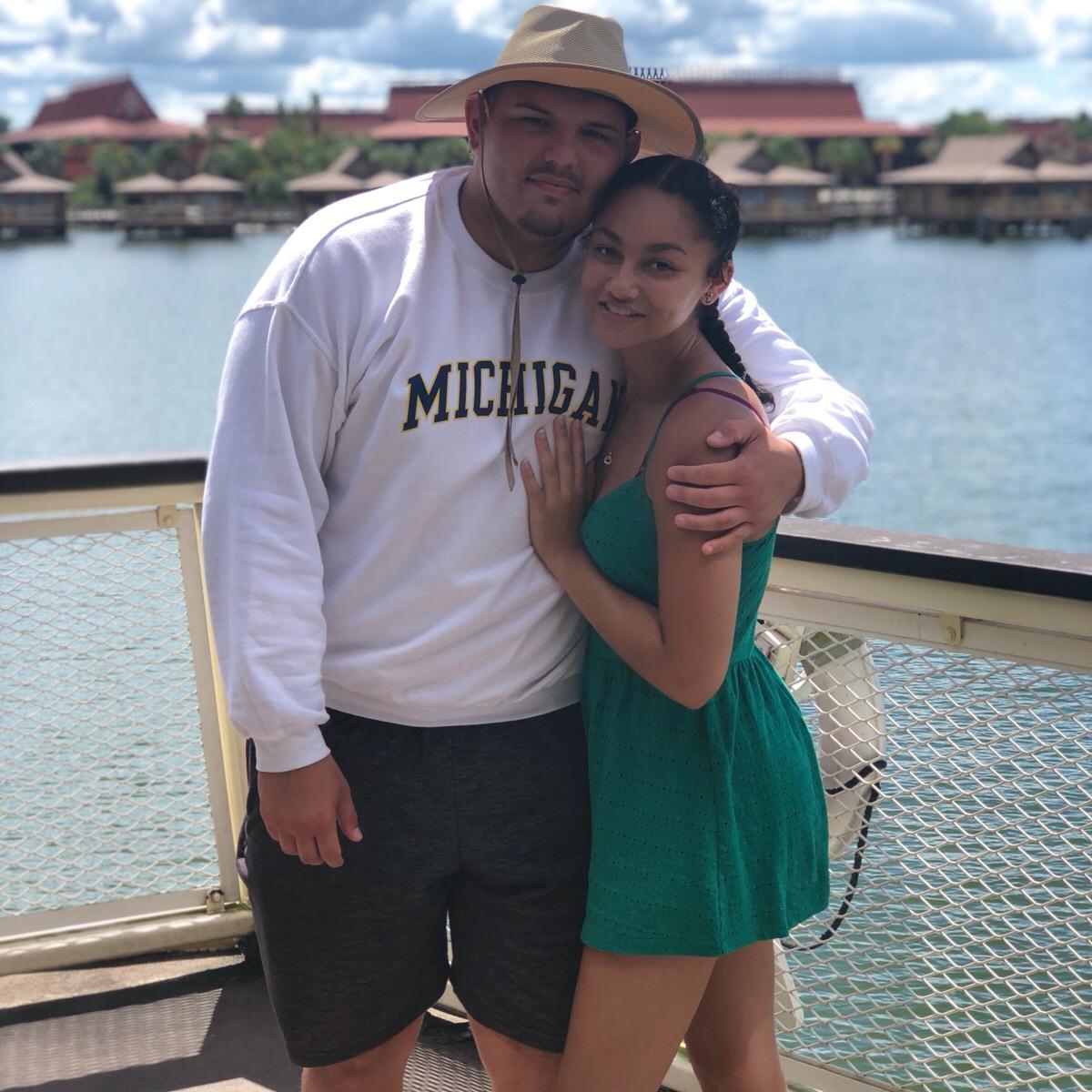 On a ferry in Florida!!!