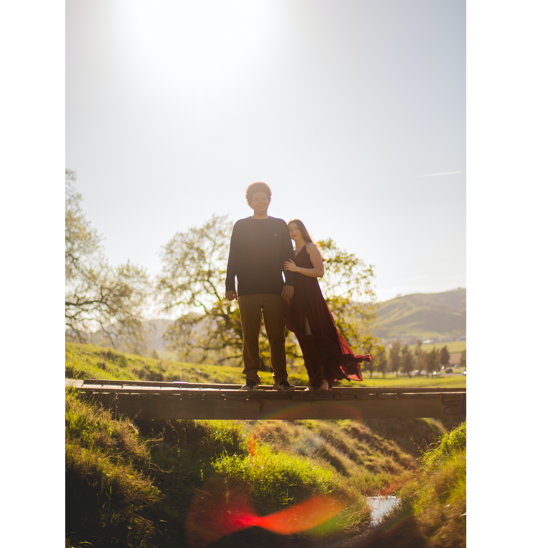 Engagement photo shoot with Justin Laugen Photography, March 2021