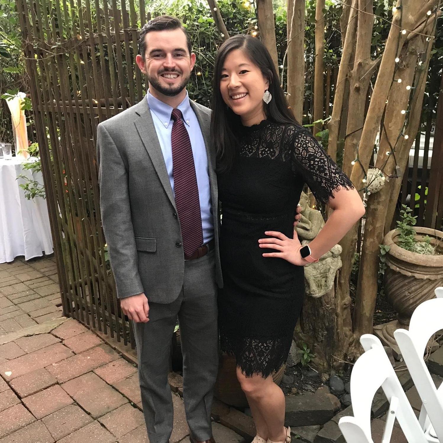Our first wedding together!
