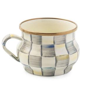 Sterling Check Teacup