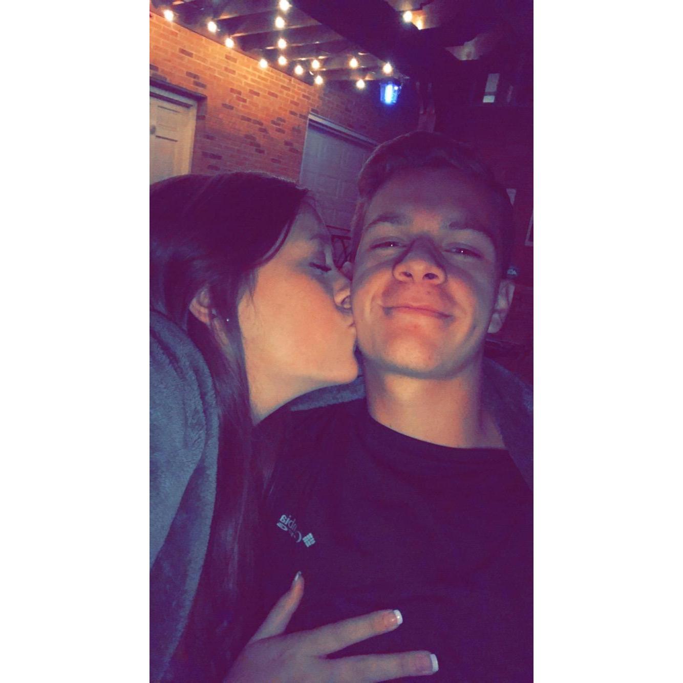 This was from our date night to celebrate a year and a half together.