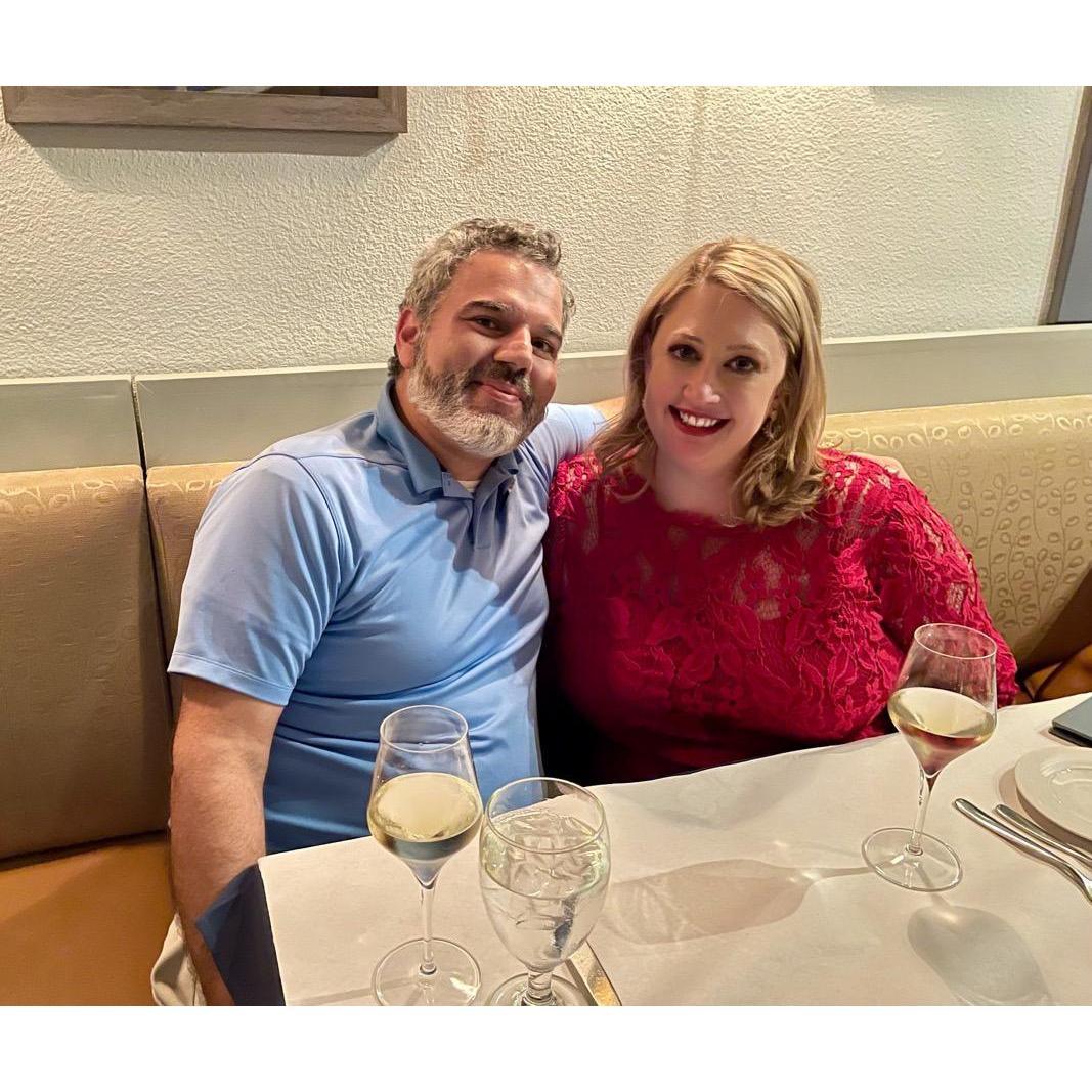 Our official first date at Barrington's in Charlotte. Followed by a trip to the most adorable wine bar.