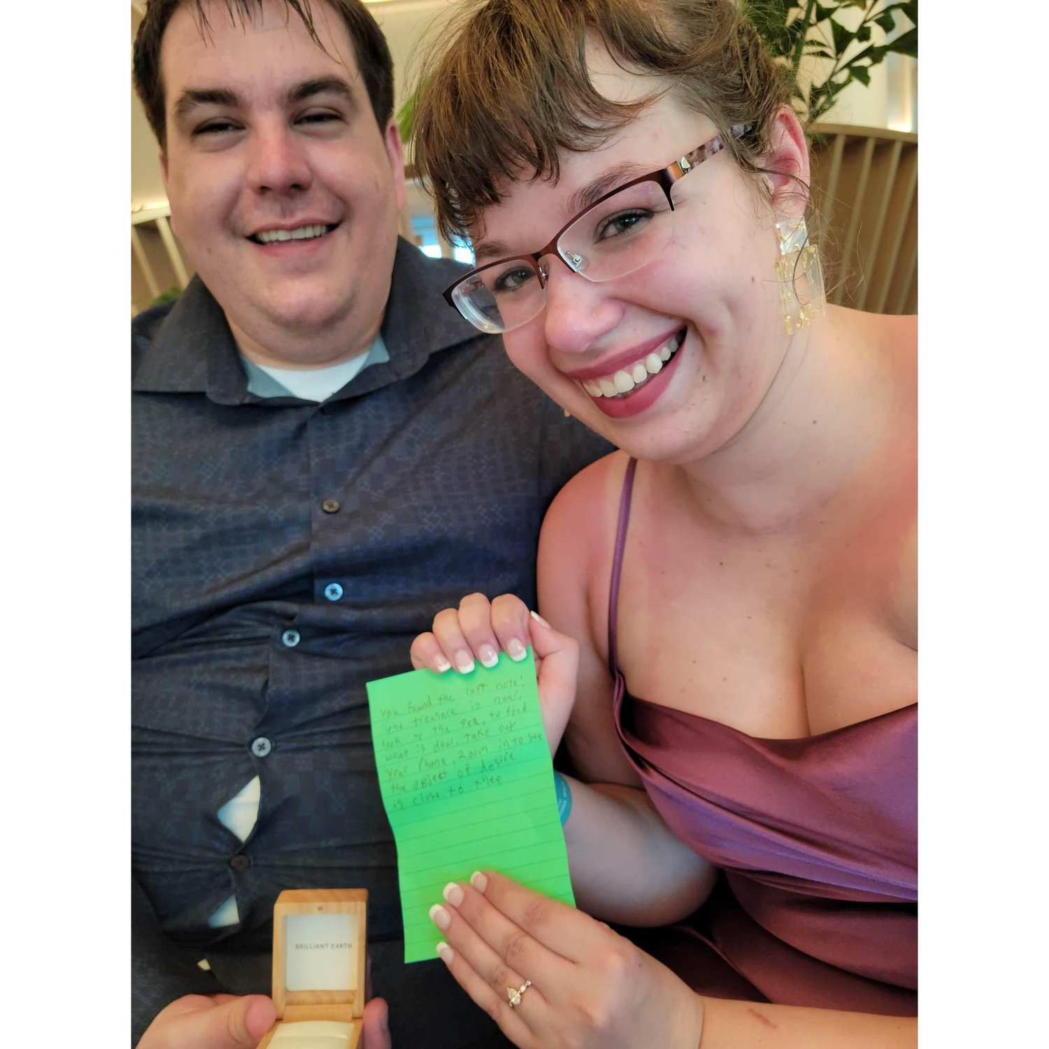 Right after our engagement