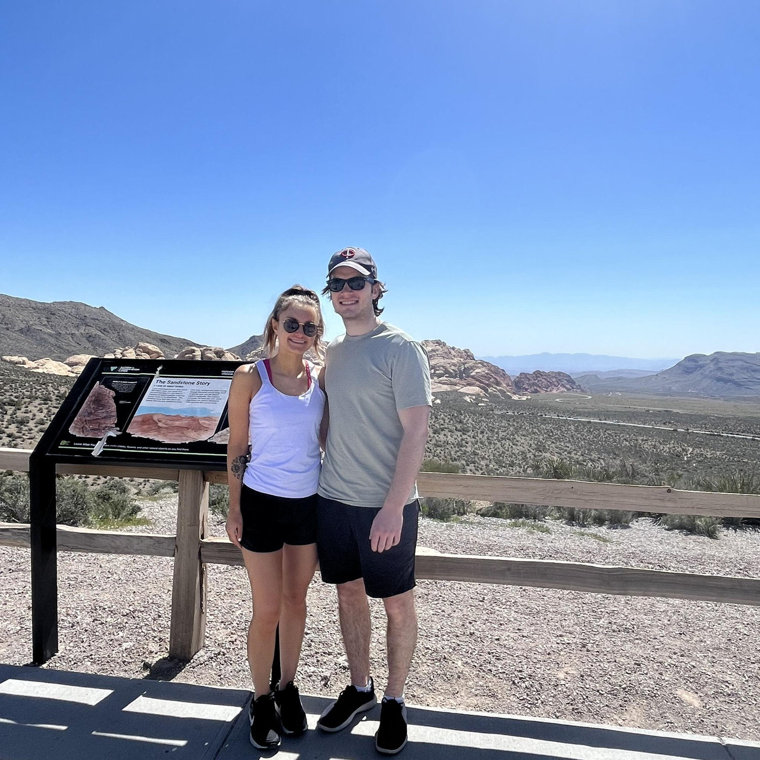 4/15/2023: Photo from our trip to Las Vegas, visiting Chloe's family