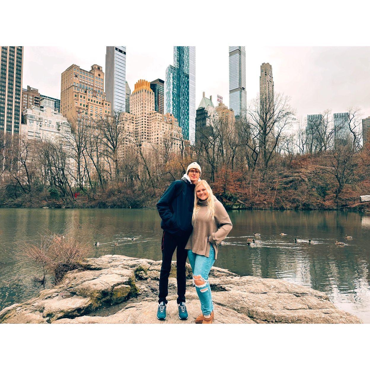 Our first time together in NYC