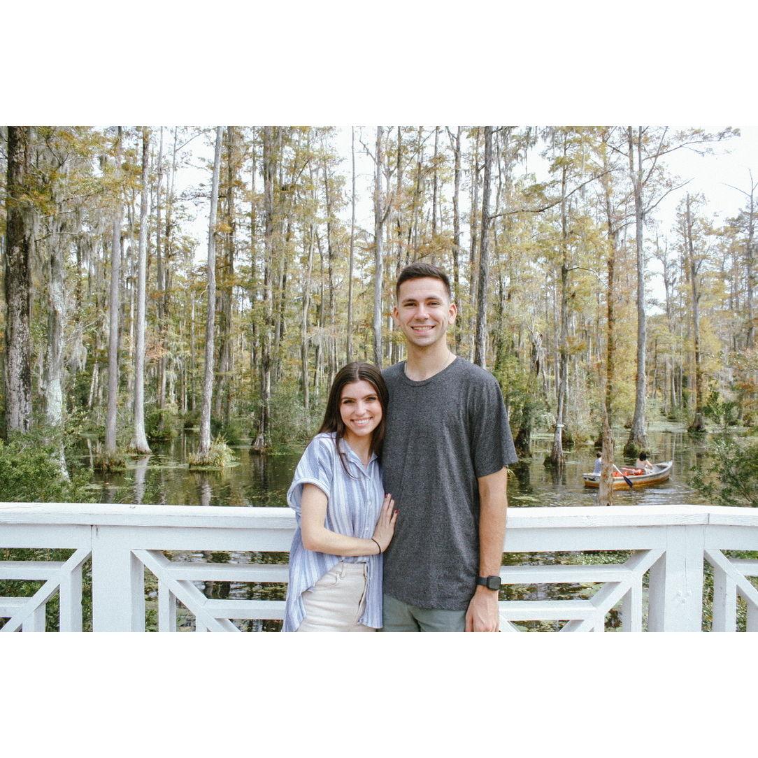 Us at Cypress Gardens, one of many visits at Cypress Gardens.