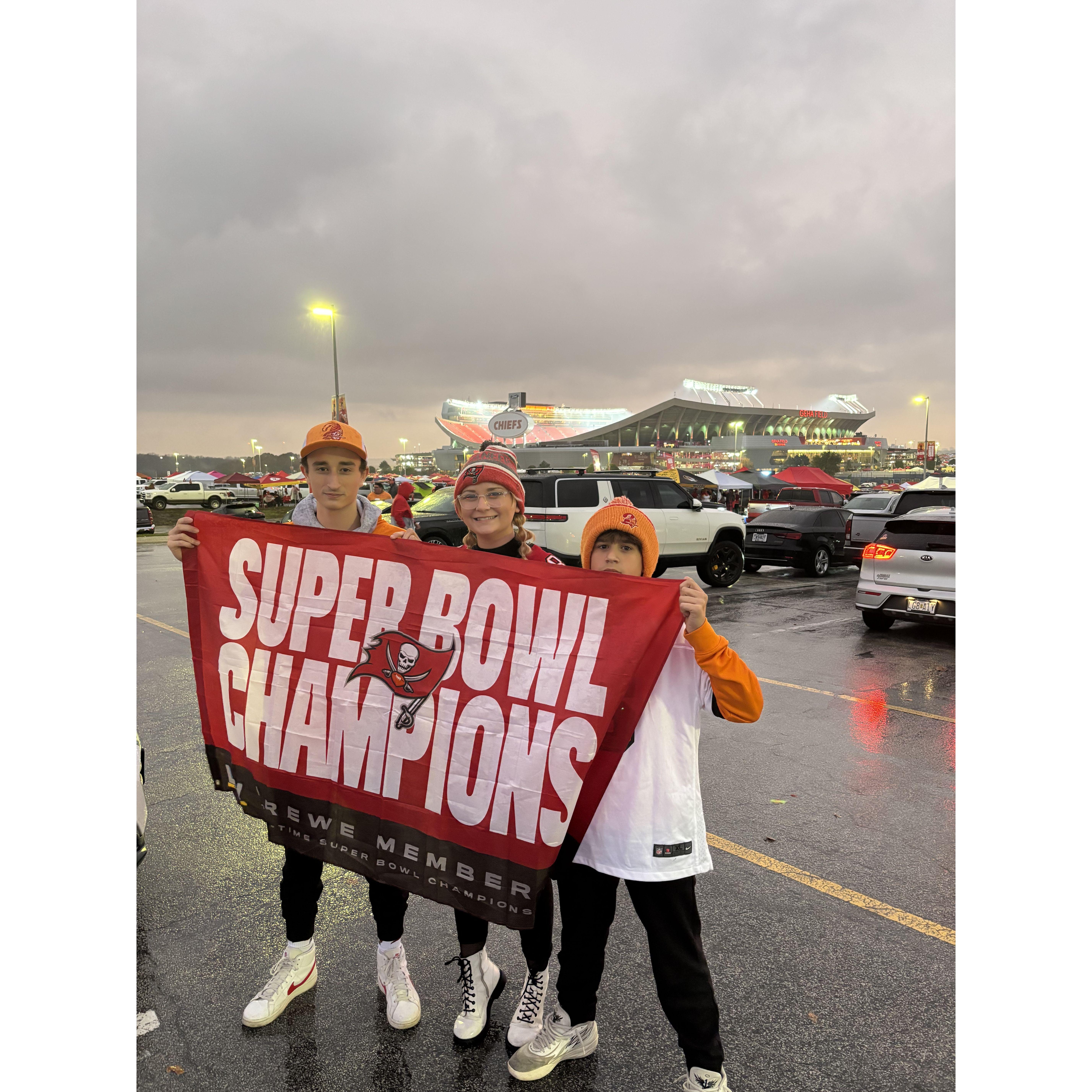 Brought Caynen with us to KC!