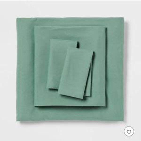 Microfiber Sheet Set - Room Essentials™ (Green or Royal Blue)