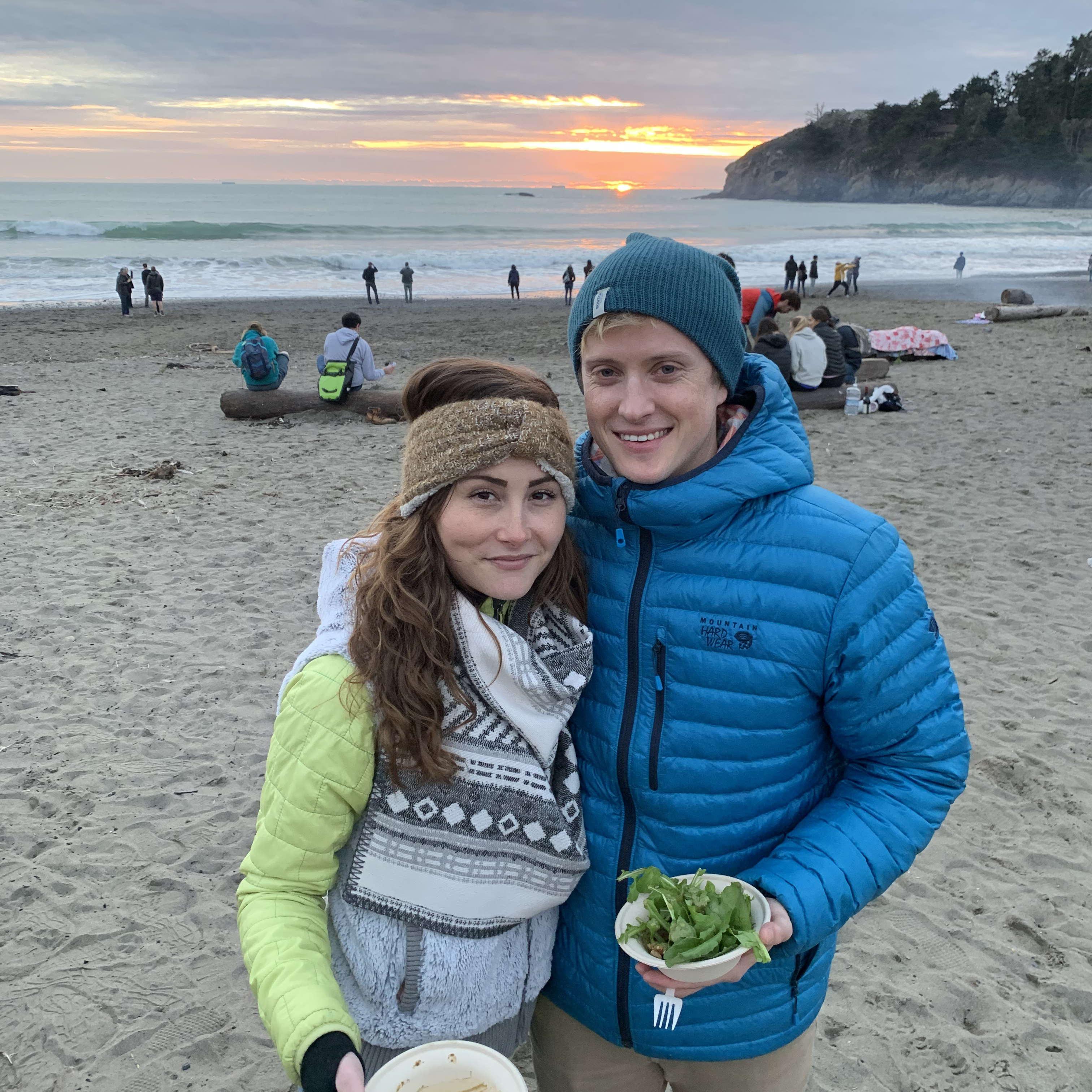 One of our first "dates"