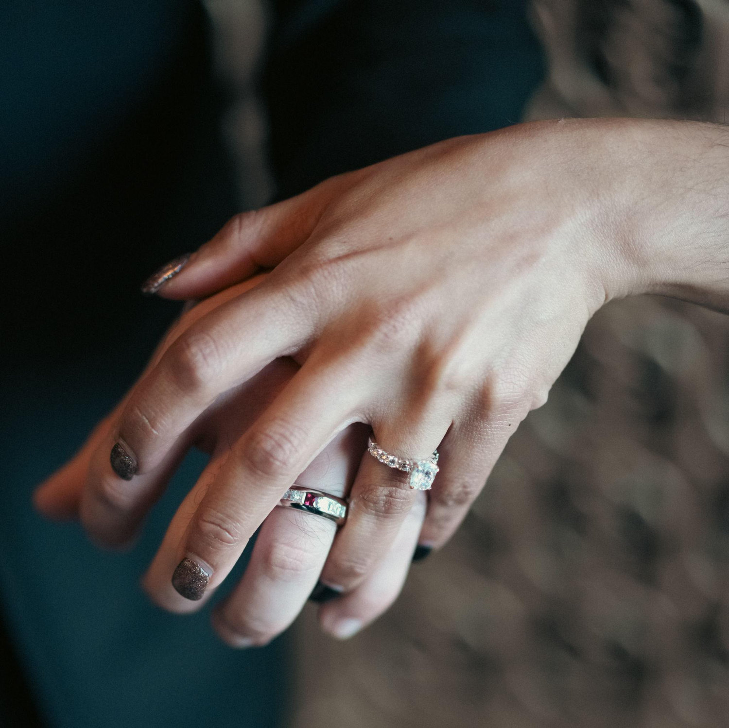One of a kind rings to match our one of a kind love